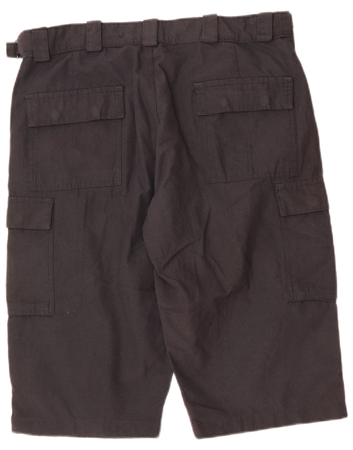 VINTAGE Herre Cargo Shorts W36 Large Navy Blue