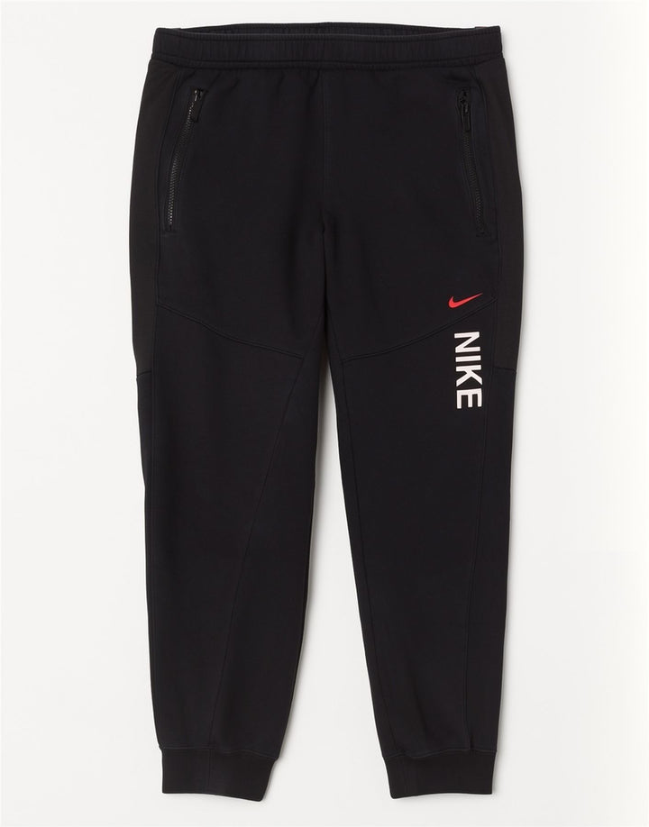 Nike Herre grafisk træningsdragt Bukser Joggers Medium Sort Bomuld