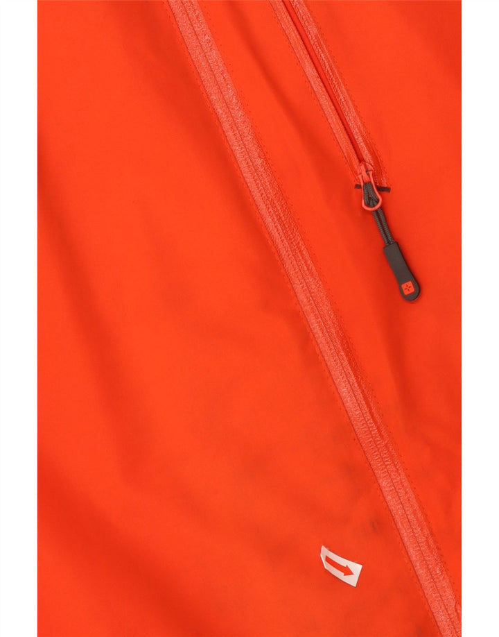 MOUNTAIN WAREHOUSE Regnjakke med hætte til mænd UK 42 XL Orange Colourblock