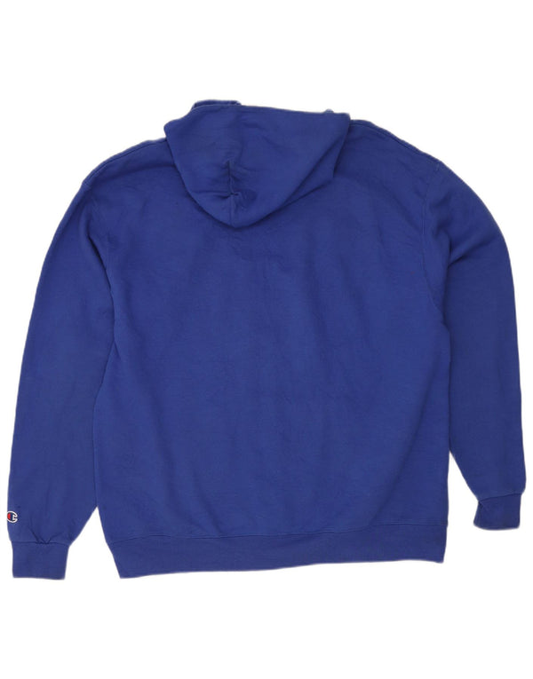 Champion Herre Elizabeth City State University Hoodie Jumper Large Blue