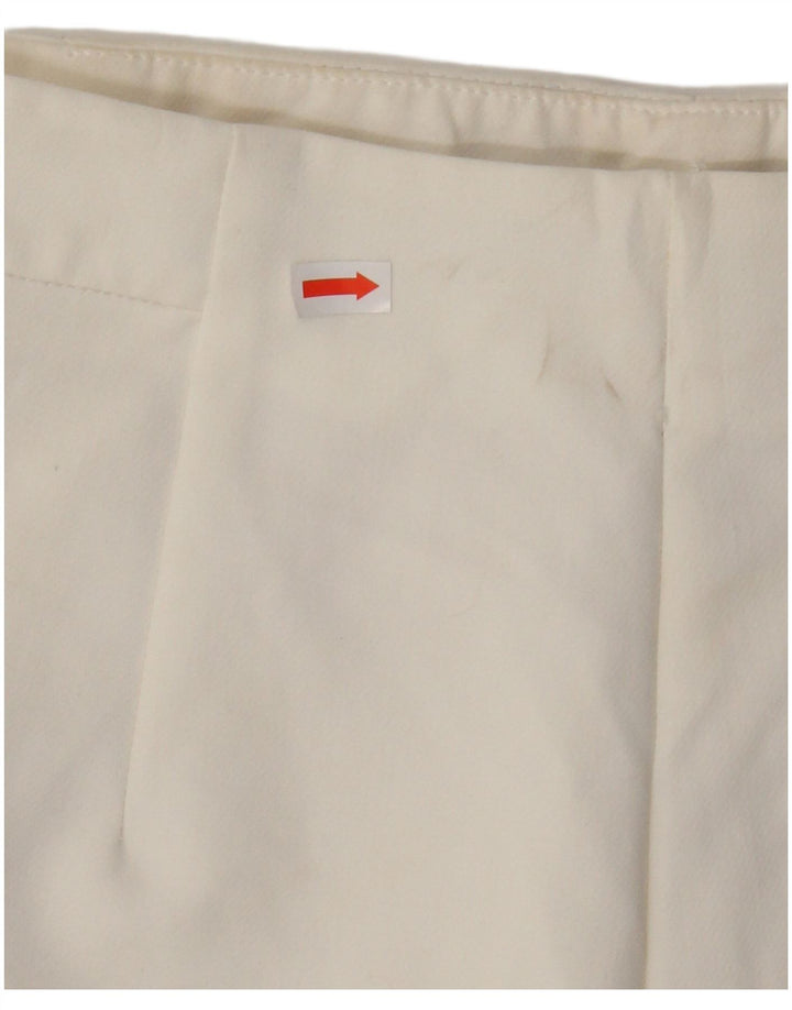 ZARA Højtaljede Casual Shorts til kvinder Small W26 White