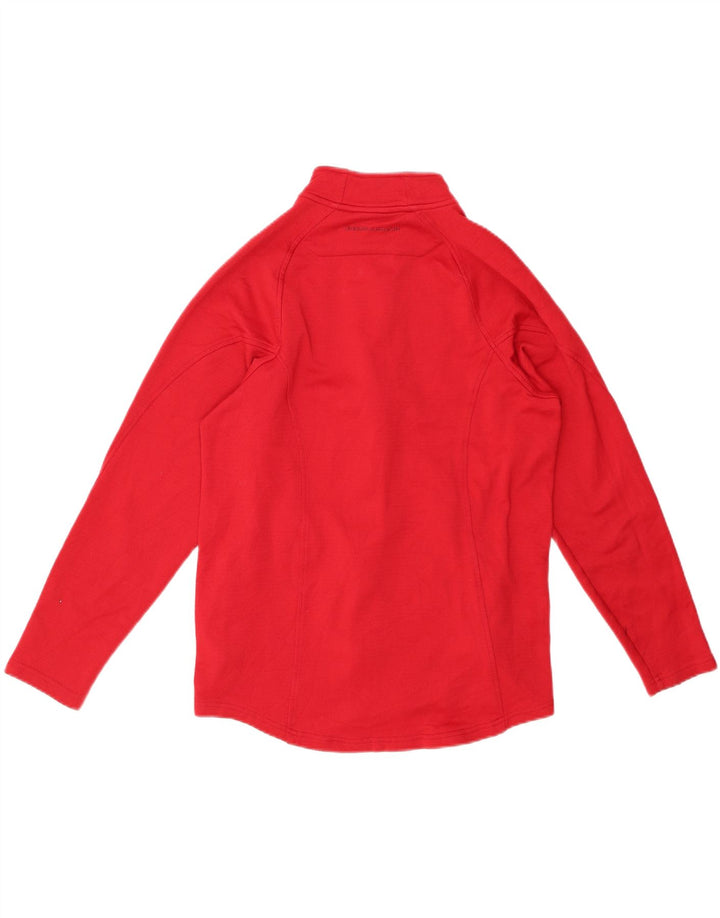UNDER ARMOUR Dame Loose Fit træningsdragt Topjakke UK 14 Medium Rød