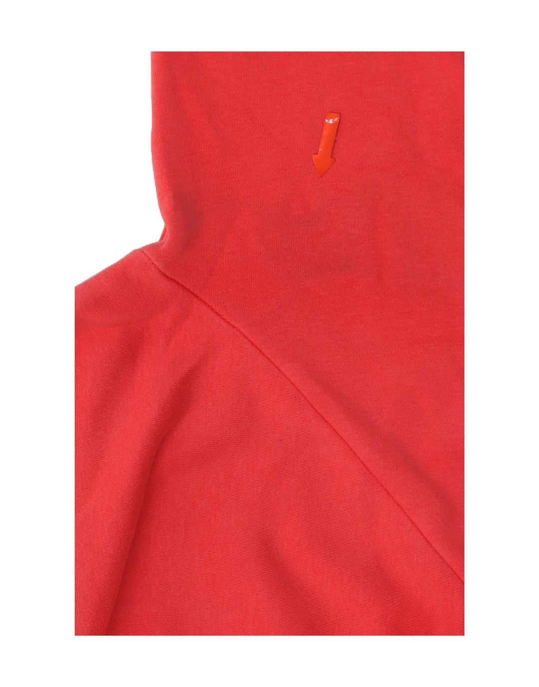 ADIDAS Womens Graphic Hoodie Jumper ULK 12/14 Medium Red Cotton Vintage Adidas and Second-Hand Adidas from Messina Hembry 