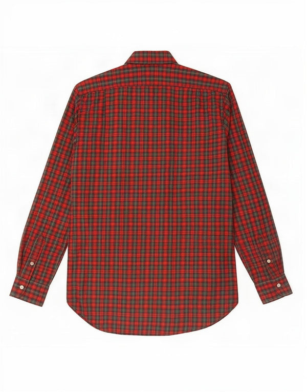Polo Ralph Lauren Mens Regent Classic Fit Flannel Shirt Medium Red Check