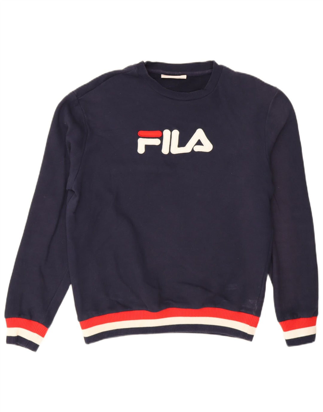 Fila Herre grafisk sweatshirt Jumper Medium Navyblå Bomuld