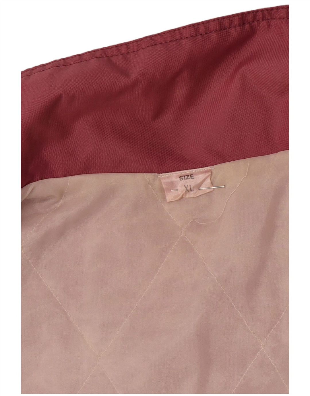 Vintage Herre Windbreaker Jacket UK 42 XL Pink Polyamid