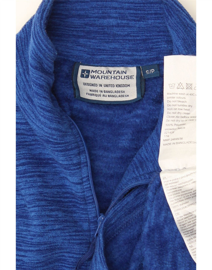 MOUNTAIN WAREHOUSE Fleecetrøje med lynlås til mænd Small Blue Flecked