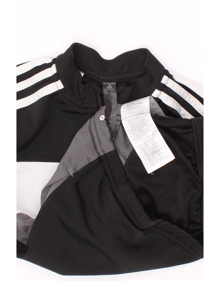 Adidas Træningsdragt Topjakke til drenge 5-6 år Sort Colourblock Polyester