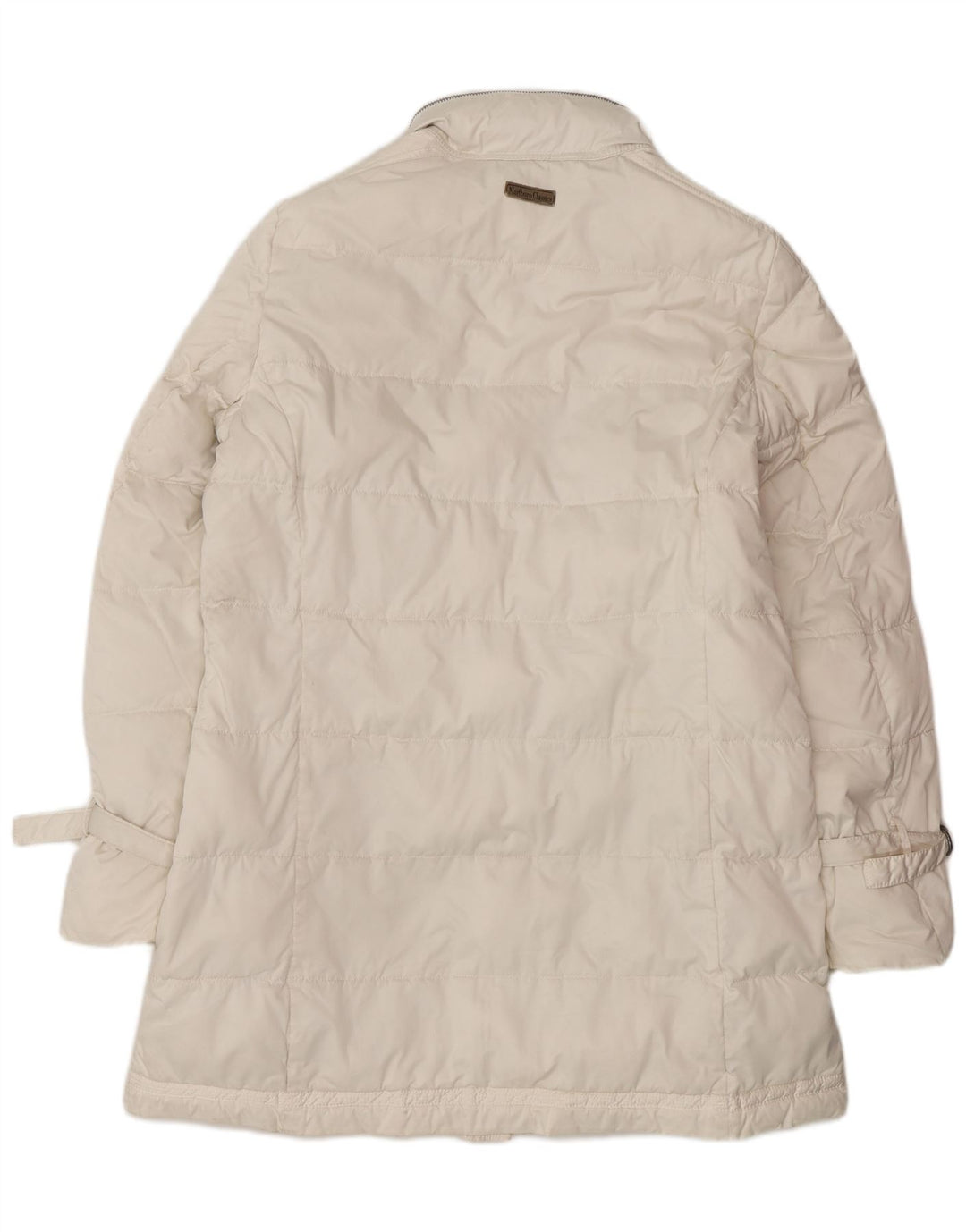 Marlboro Classics Dame Polstret Frakke EU 46 XL Hvid Polyester