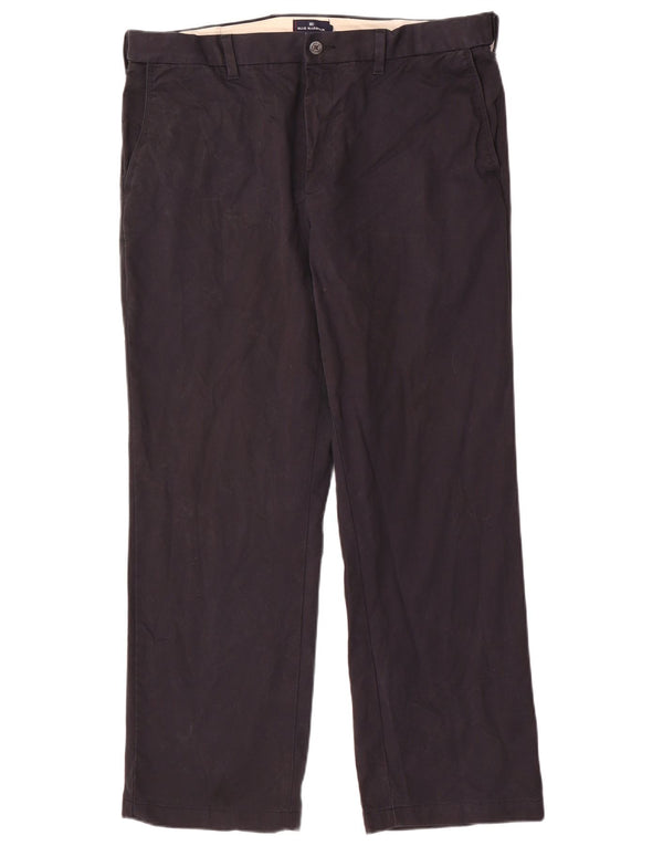 Marks & Spencer Herre Blue Harbor Lige Chinobukser W36 L29 Navy