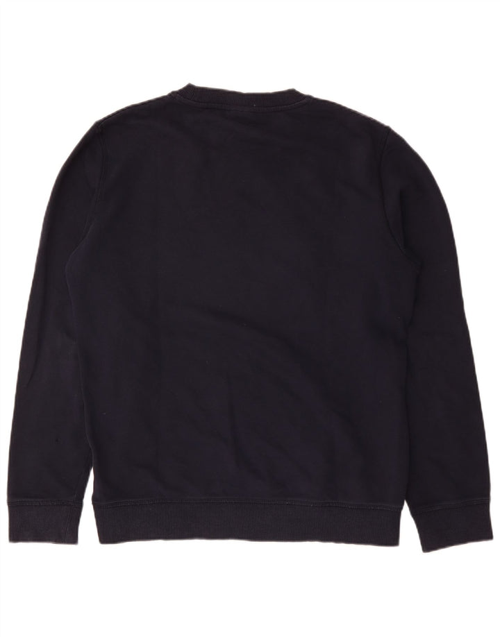 Napapijri Herre Grafisk Sweatshirt Jumper Medium Marineblå Camouflage Bomuld