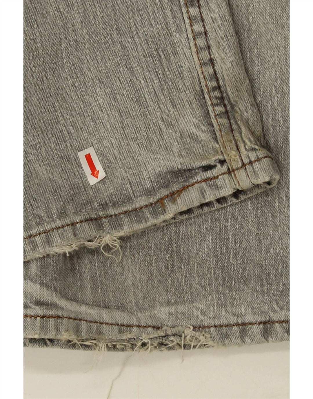 Marks & Spencer Straight Jeans til mænd W34 L33 Grå bomuld
