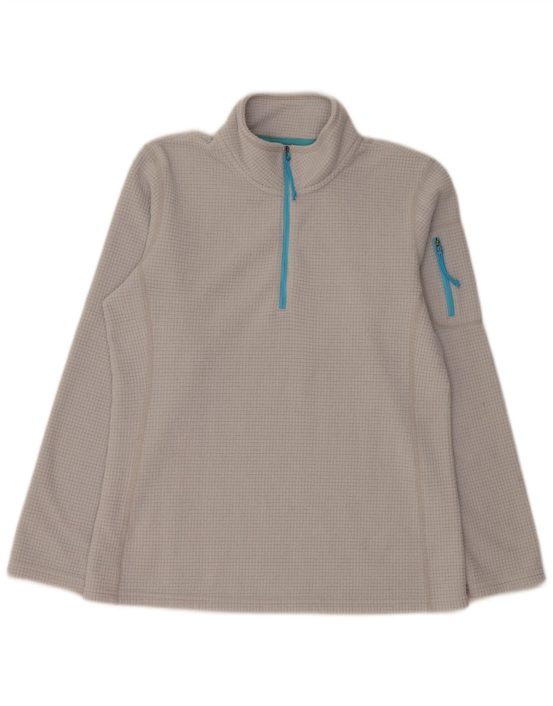 ORVIS Fleece Jumper med lynlås til mænd mellem grå polyester