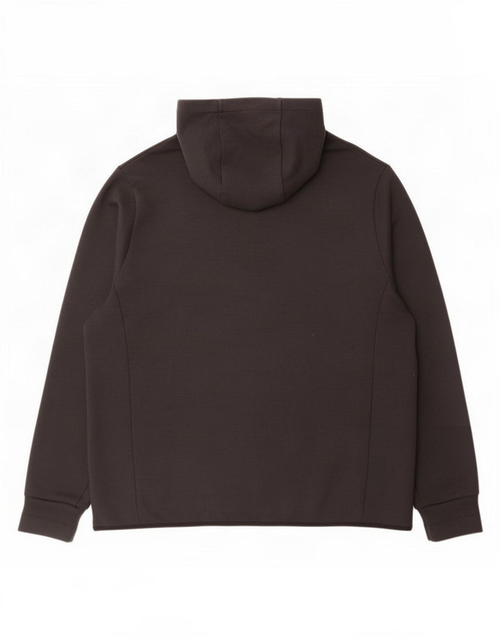 Adidas Hættetrøje med lynlås til mænd 2XL Sort Polyester