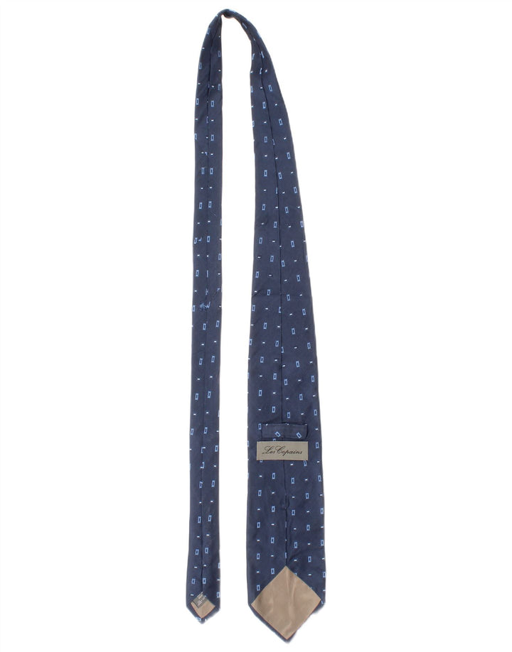 Les Copains Herre slips One Size blå geometrisk silke