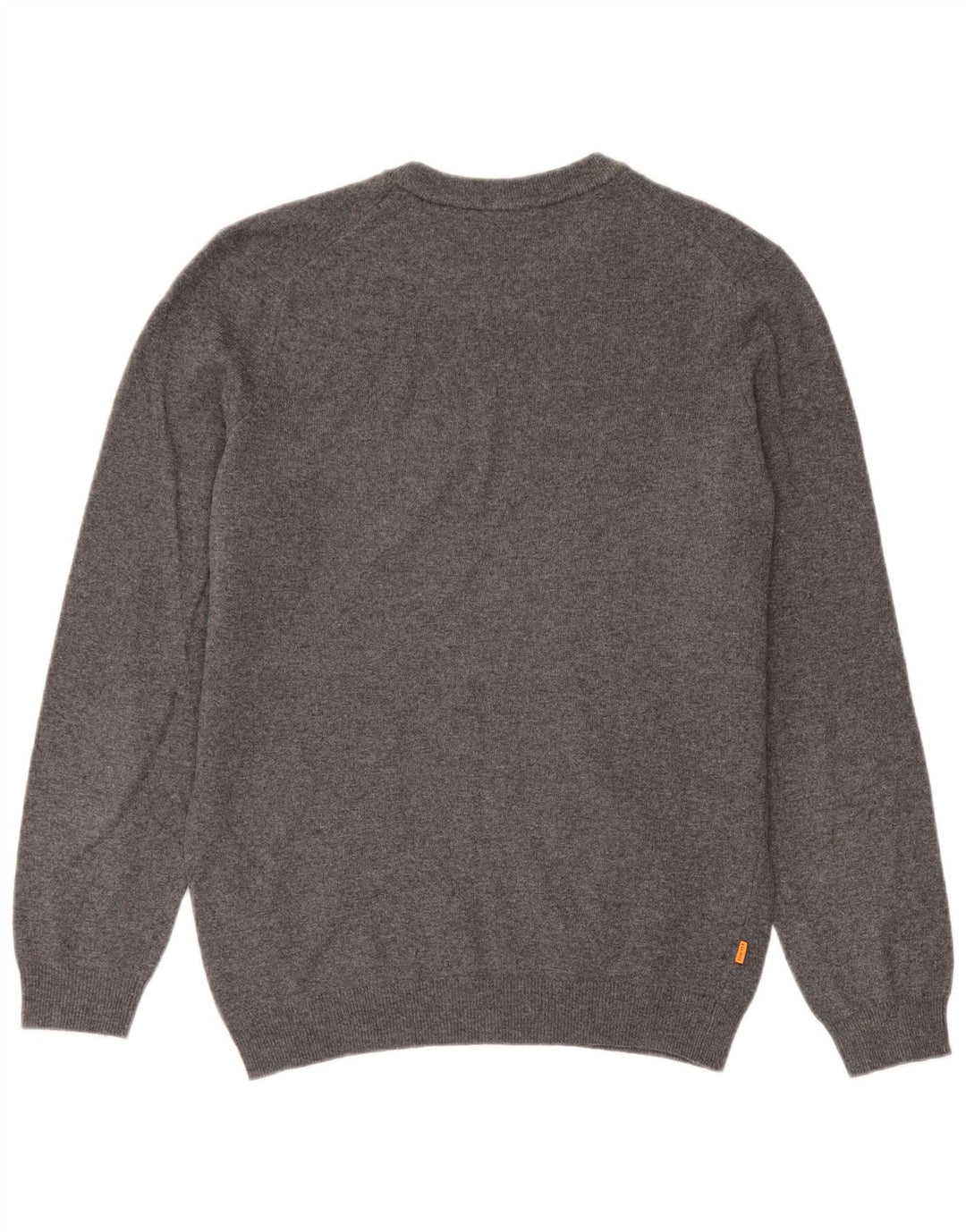 Timberland Herre sweater med rund hals, mellemgrå uld