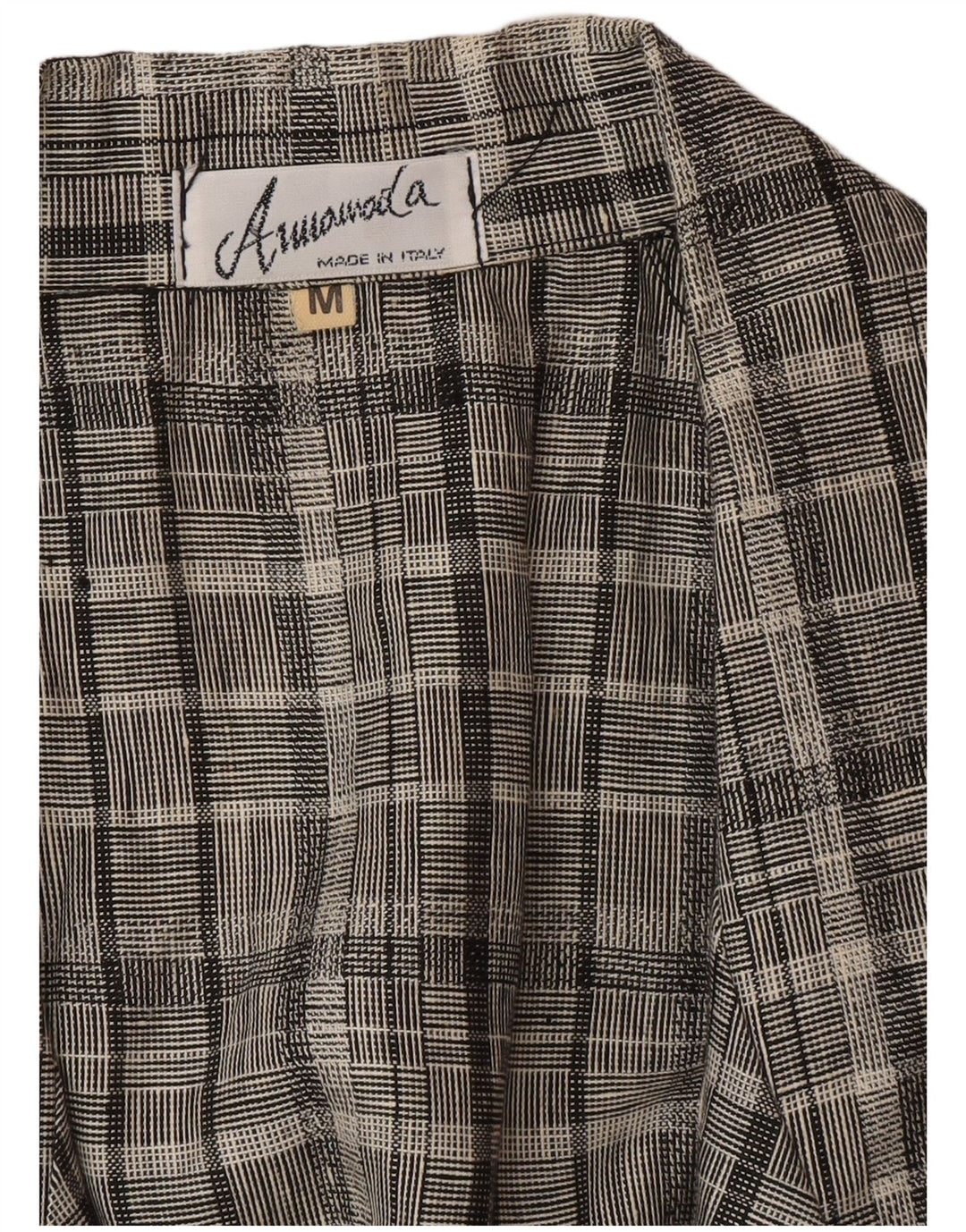 Vintage Dame Longline 1 Knap Blazer Jacket UK 14 Medium Grey Check