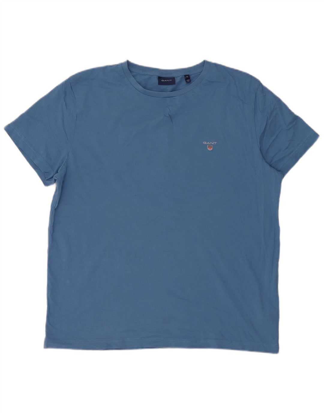 Gant Herre T-Shirt Top XL Blå Bomuld
