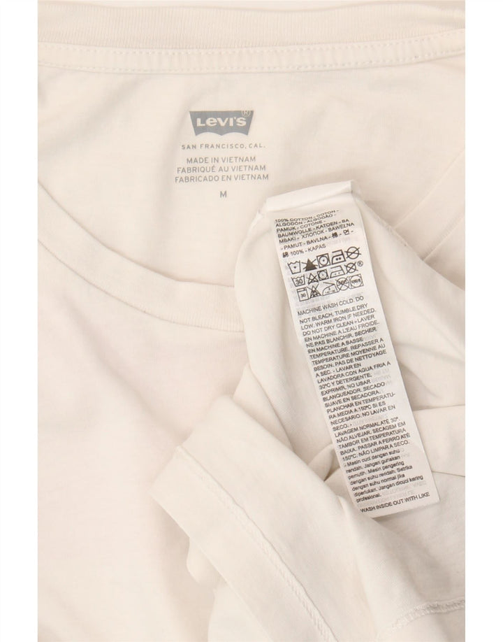 Levi's Herre grafisk T-shirt top mellem hvid bomuld