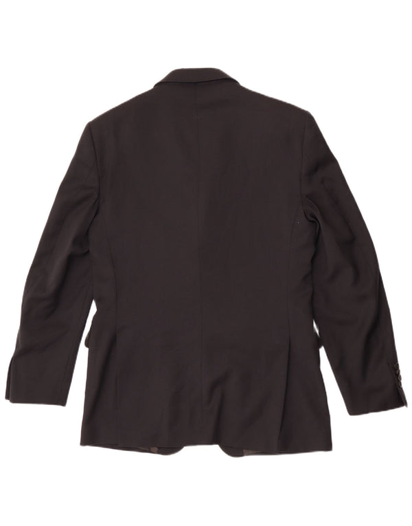 Brooksfield Herre 3-knaps blazerjakke IT 48 Medium Sort Uld