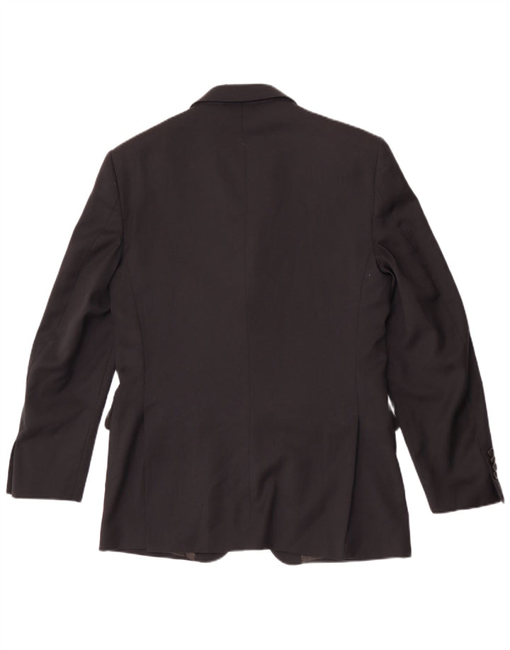Brooksfield Herre 3-knaps blazerjakke IT 48 Medium Sort Uld