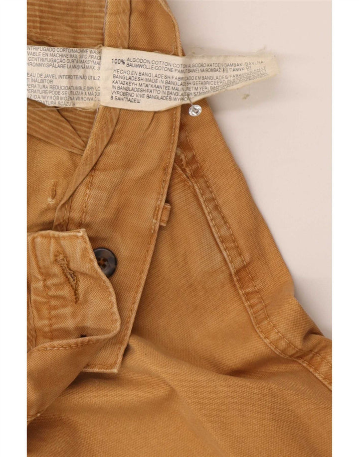 Pull & Bear Herre Slim Chino Bukser EU 44 Large W34 L32 Beige Bomuld