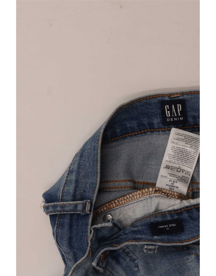 Gap Dame Skinny Jeans W26 L30 Blå Bomuld