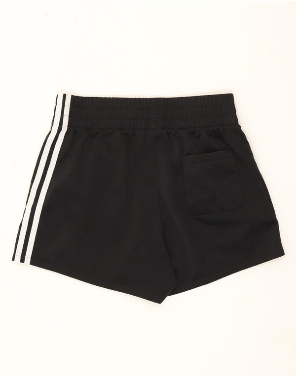 Adidas sportsshorts til kvinder UK 10 Small Black Polyester