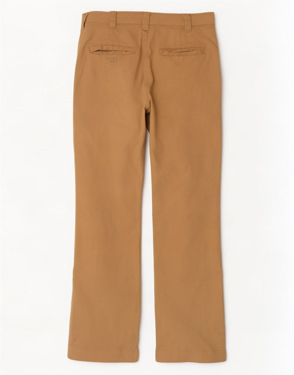 Armani Herre Lige Chinobukser EU 50 Large W33 L29 Beige Bomuld