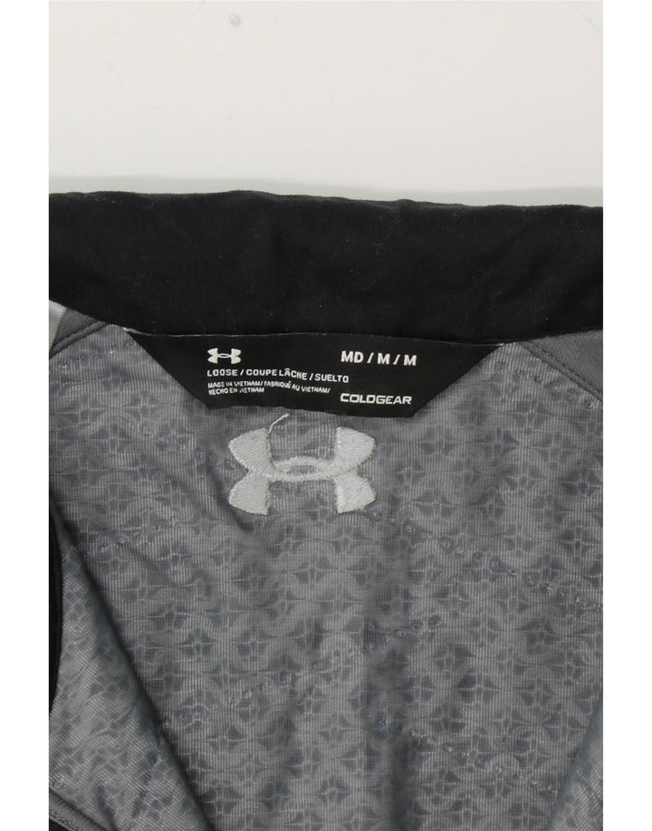 UNDER ARMOUR Herre Cold Gear Pullover Træningsdragt Top Medium Grå Colourblock