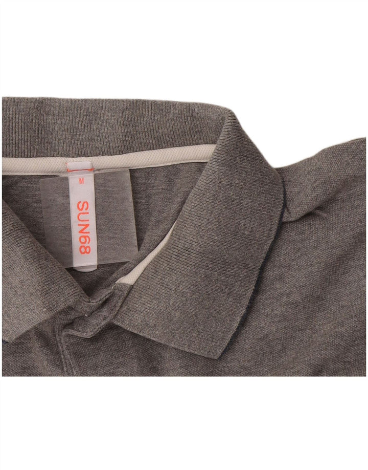 Sun68 herre poloshirt mellemgrå