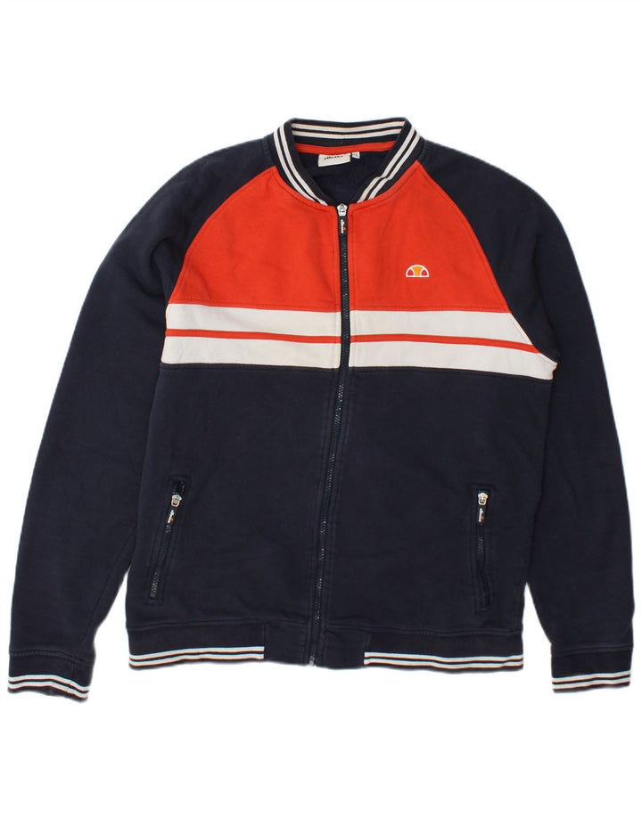 Ellesse Herre træningsdragt Topjakke XL Marineblå Colourblock Bomuld