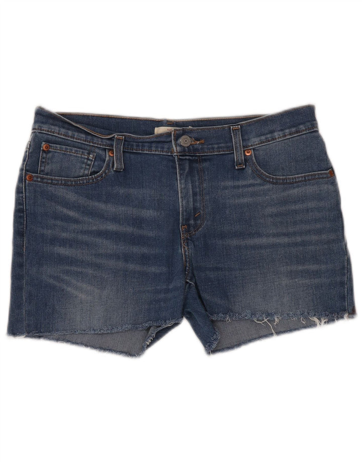 Levi's denimshorts til kvinder W29 mellemblå bomuld