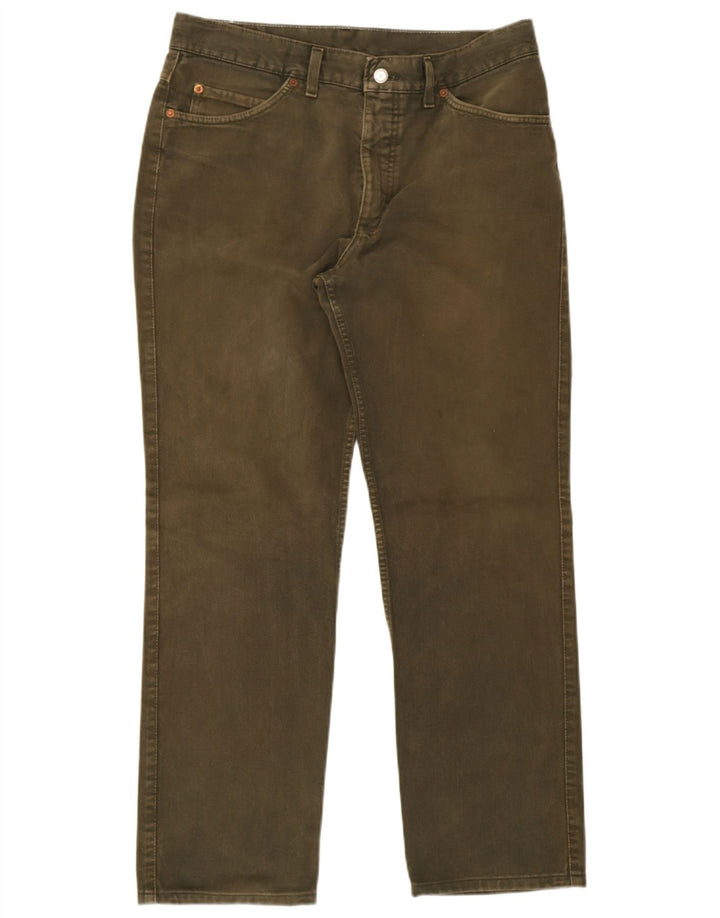 Mustang Straight Jeans til mænd W36 L32 Grøn bomuld