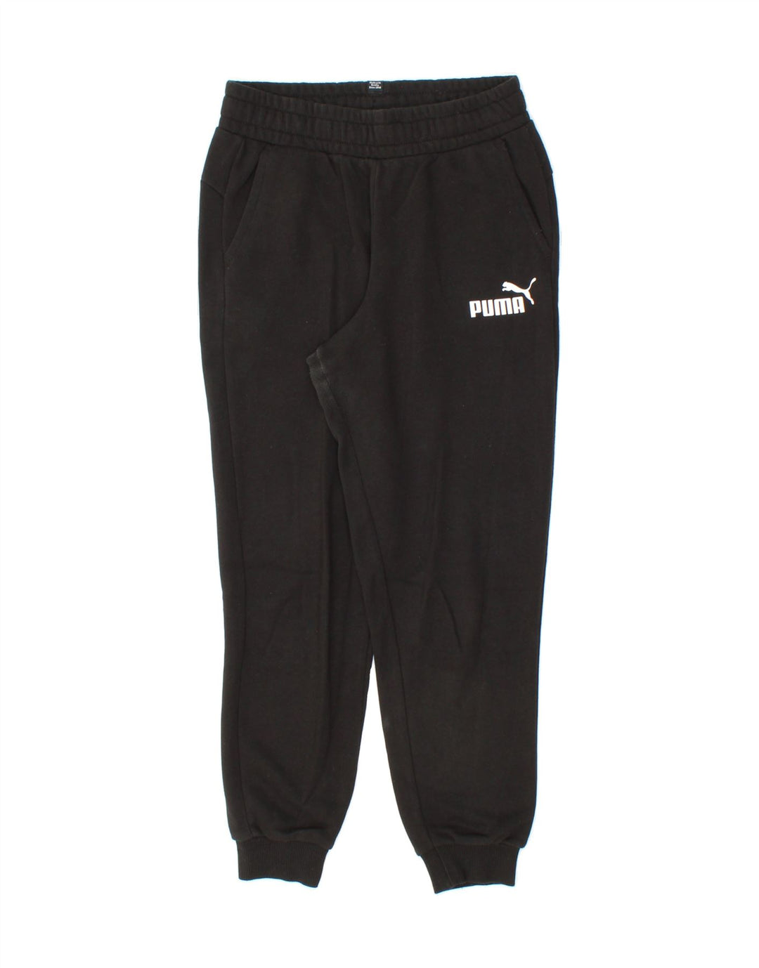 PUMA Boys Tracksuit Trousers Joggers 11-12 Years  Black Vintage Puma and Second-Hand Puma from Messina Hembry 