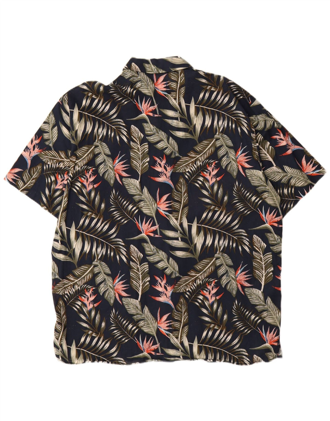 Jack & Jones Kortærmet Herreskjorte Stor Navy Blue Floral