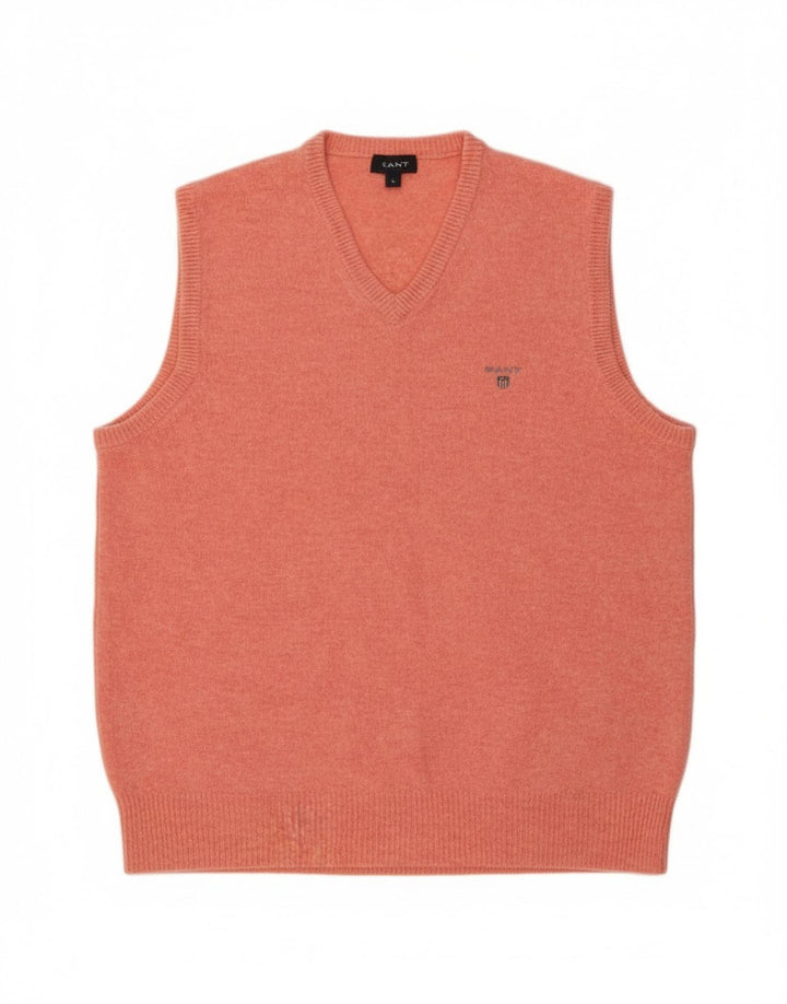 Gant Herrevest Tank Top Stor Pink Uld