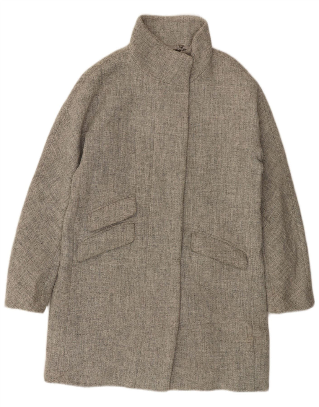 J. CREW Dameoverfrakke US 6 Medium Grey Uld