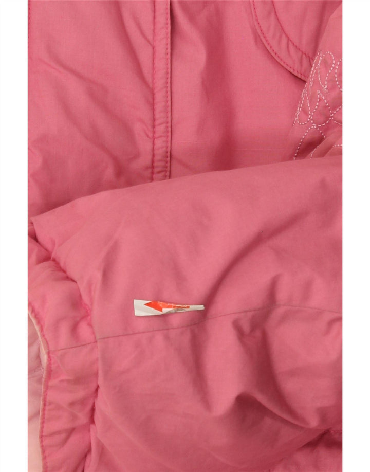 Diadora Kvinders Grafisk Oversized Polstret Jakke UK 10 Lille Pink Polyester
