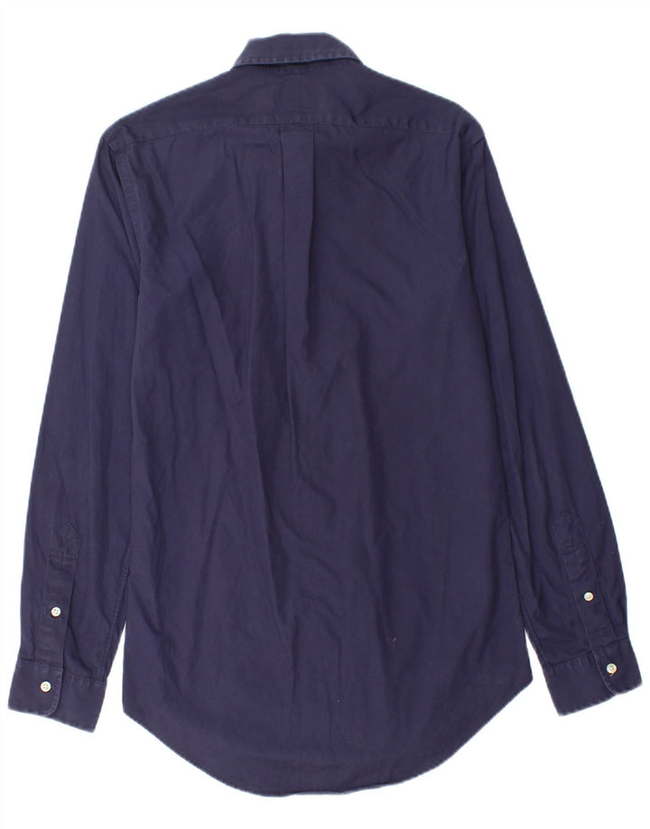 POLO RALPH LAUREN Herre Custom Fit skjorte XS Marineblå bomuld