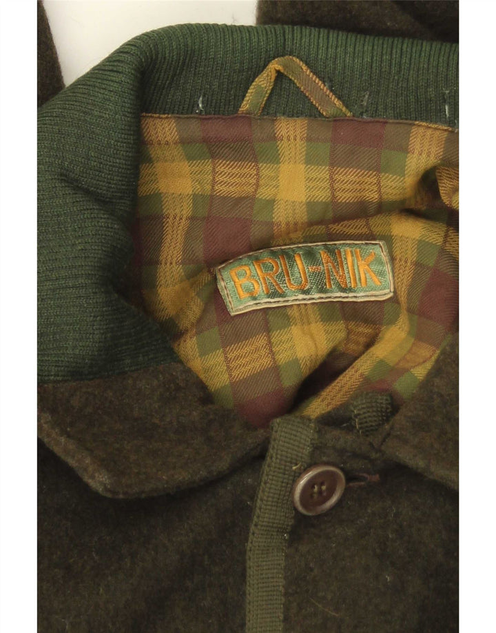 Brunik Herre Windbreaker Jacket UK 42 XL Khaki