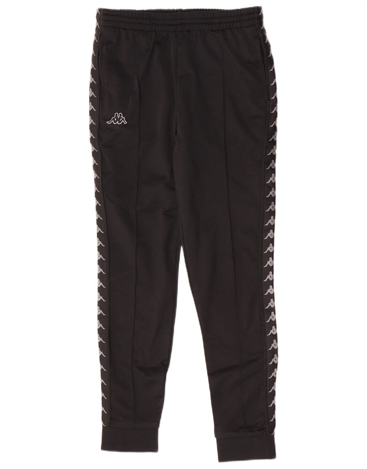 Kappa Herre grafisk træningsdragt Bukser Joggers Medium Sort Polyester