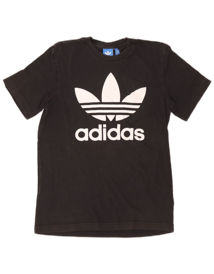 Adidas Herre grafisk T-shirt top lille sort bomuld
