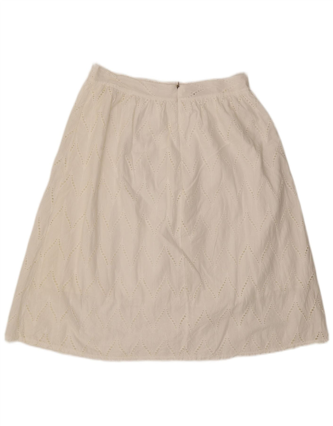 ALTAMIRA Dame Milano A-Line nederdel W30 Medium Hvid Geometrisk