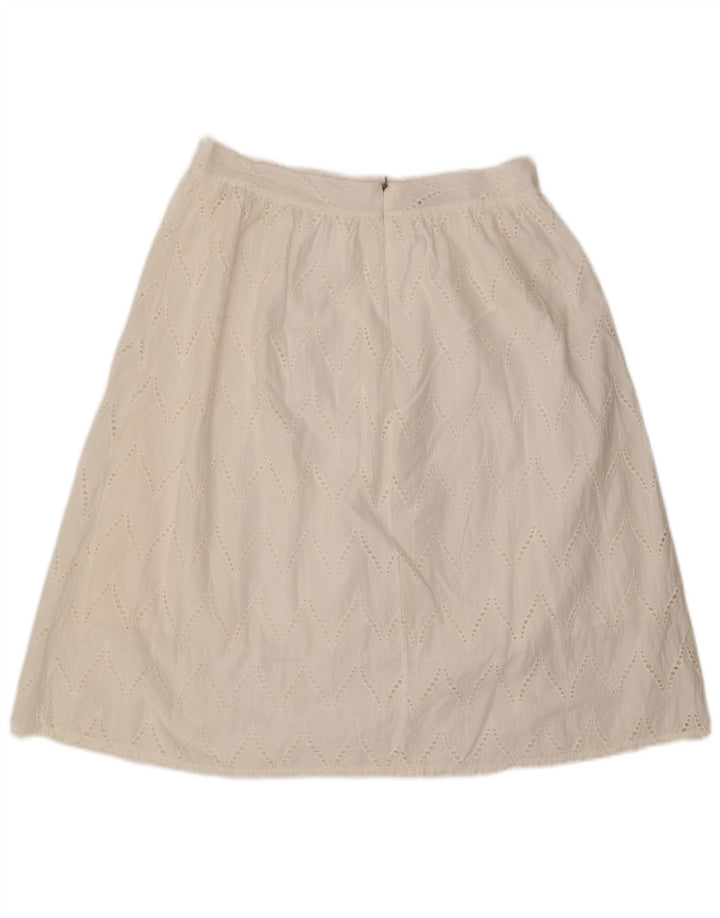 ALTAMIRA Dame Milano A-Line nederdel W30 Medium Hvid Geometrisk
