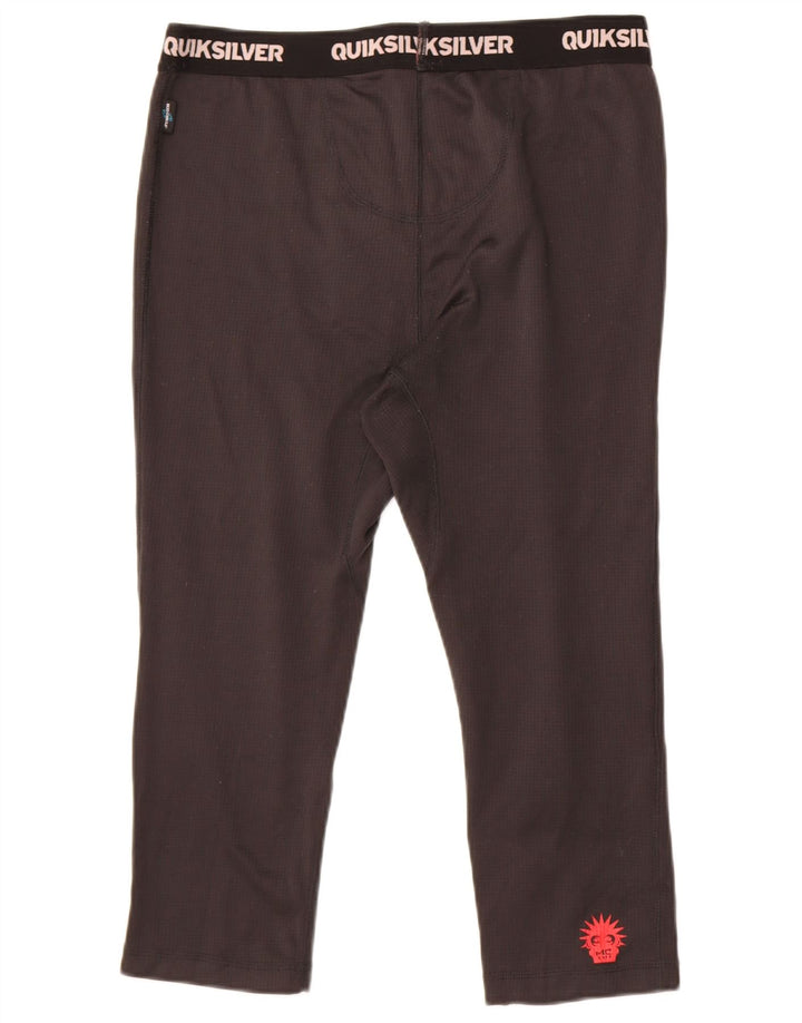 Quiksilver Herre Grafiske Capri Leggings Large Sort