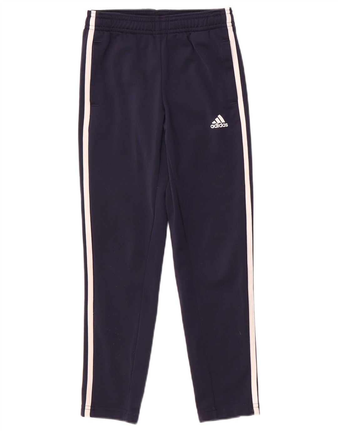 ADIDAS Træningsdragtsbukser til drenge 7-8 år Marineblå polyester