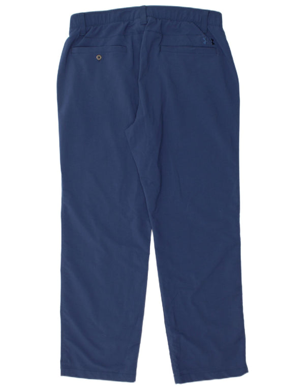 Under Armour Lige Chinobukser til mænd W36 L30 Marineblå nylon