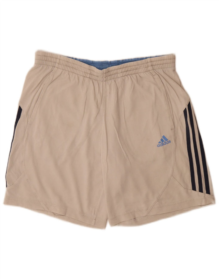 Adidas Herre Climalite Sportshorts Medium Beige Bomuld