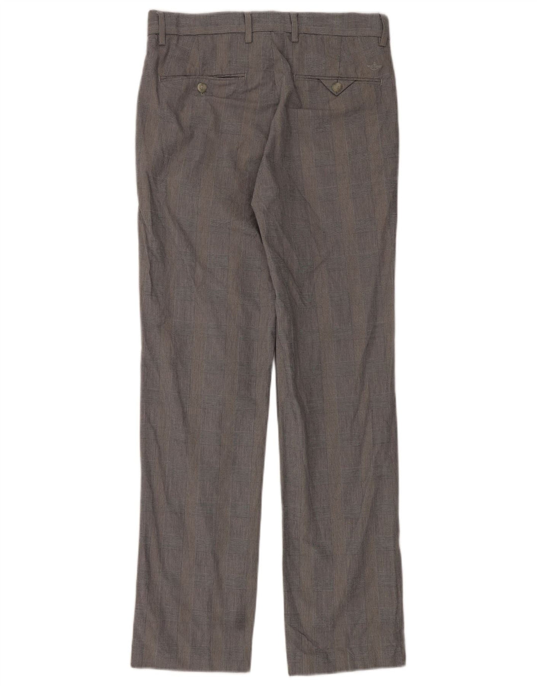 Dockers Herre Slim Fit Suit Bukser W30 L32 Grå ternet bomuld